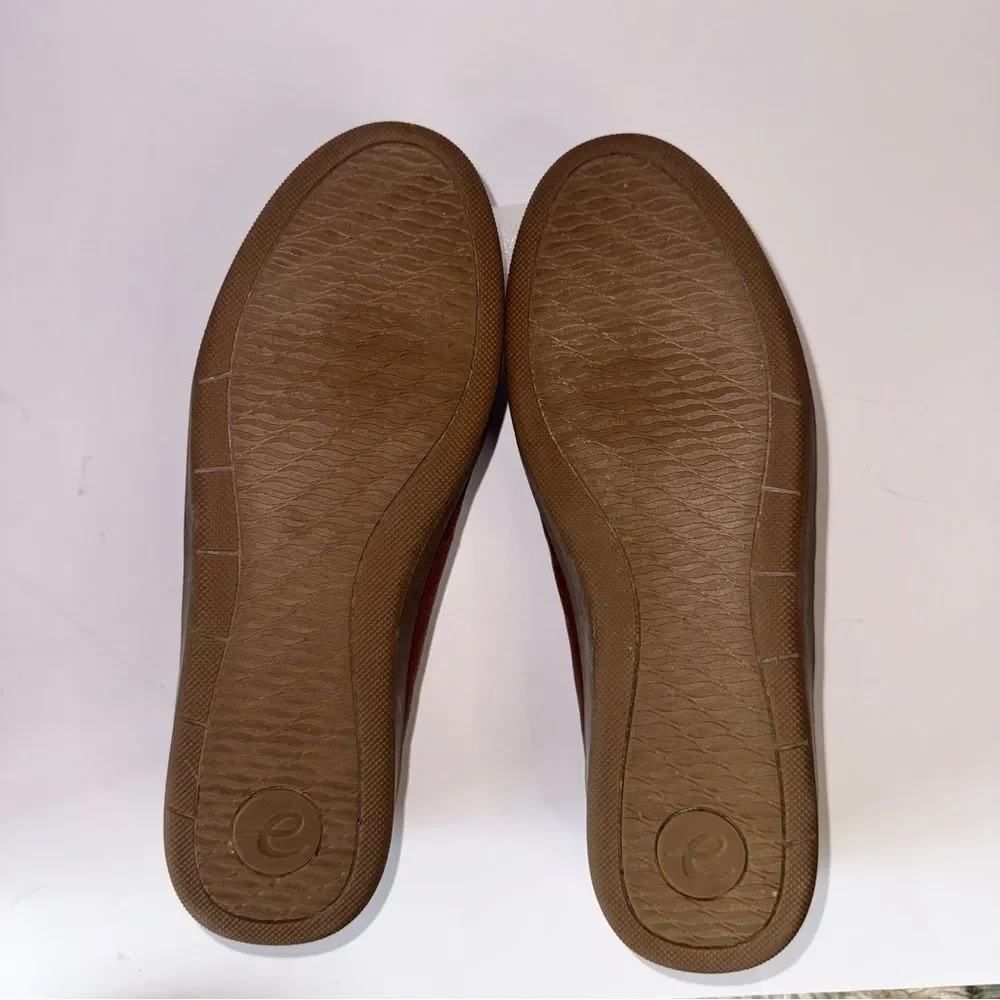 Easy Spirit Seboard Loafers 9 Wide Width Brown Leather 3.0 Cushioning System